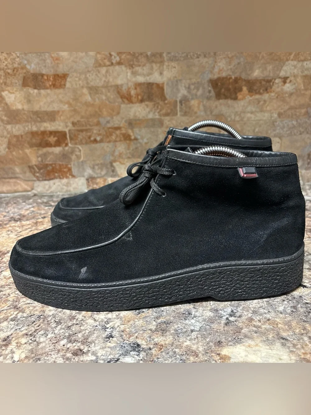 Vintage Y2K FUBU Black Suede Shoes Size 11